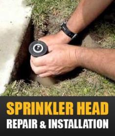 our professional contractors are able to fix even the most stubborn sprinkler heads